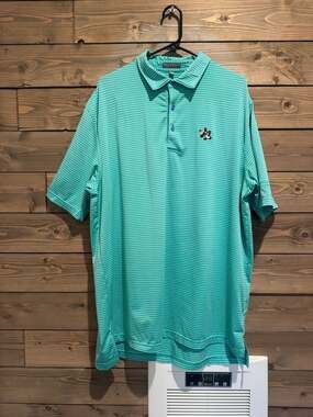 Peter Millar Summer Comfort XL Striped Golf Polo 2015 Founder's Cup